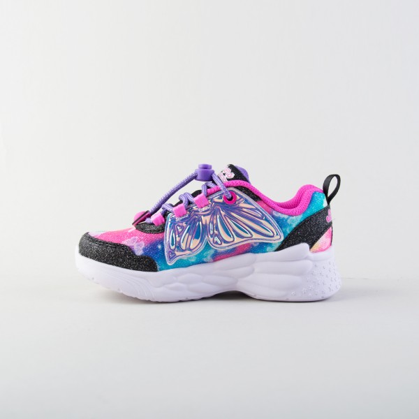 Skechers Lighted Upper Butterfly Wing Running Παιδικο Παπουτσι Πολυχρωμο