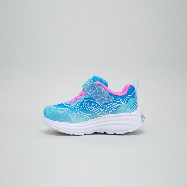 Skechers My Dreams Lit Mermaid Βρεφικο Παπουτσι Μπλε