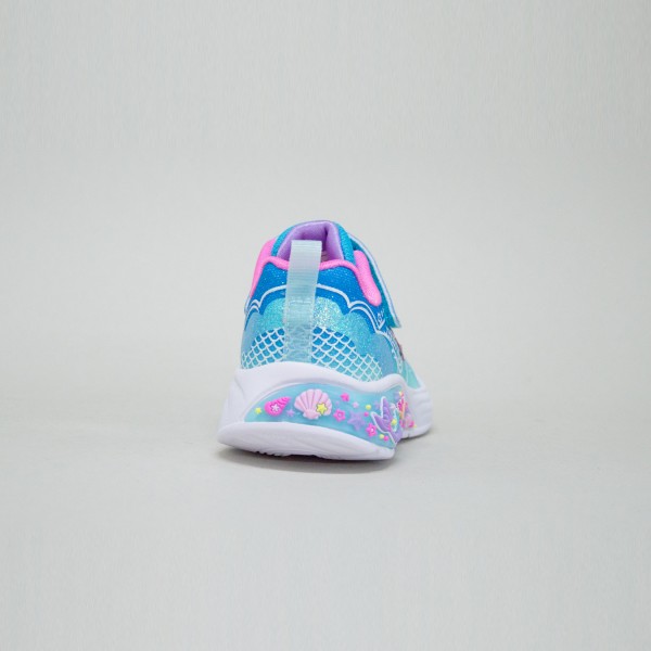 Skechers My Dreams Lit Mermaid Βρεφικο Παπουτσι Μπλε