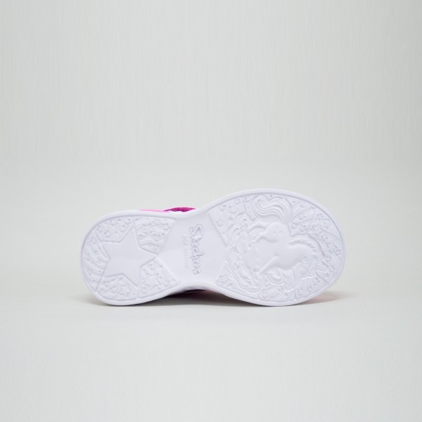 Skechers Lighted Unicorn Gore Prints Παιδικο Παπουτσι Ροζ
