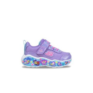 Skechers Play Scene Fun Squad Butterflies Βρεφικο Παπουτσι Μωβ