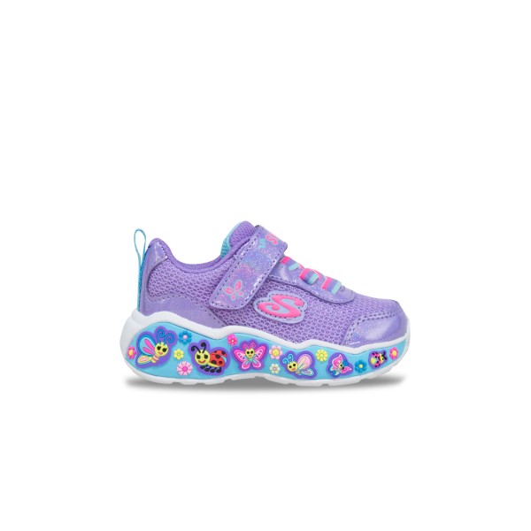 Skechers Play Scene Fun Squad Butterflies Βρεφικο Παπουτσι Μωβ
