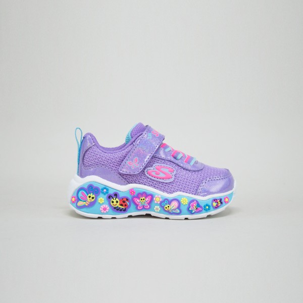 Skechers Play Scene Fun Squad Butterflies Βρεφικο Παπουτσι Μωβ