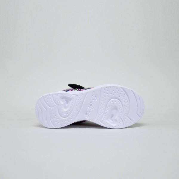 Skechers Heart Lights Boogie Love Running Παιδικο Παπουτσι Μαυρο - Μωβ