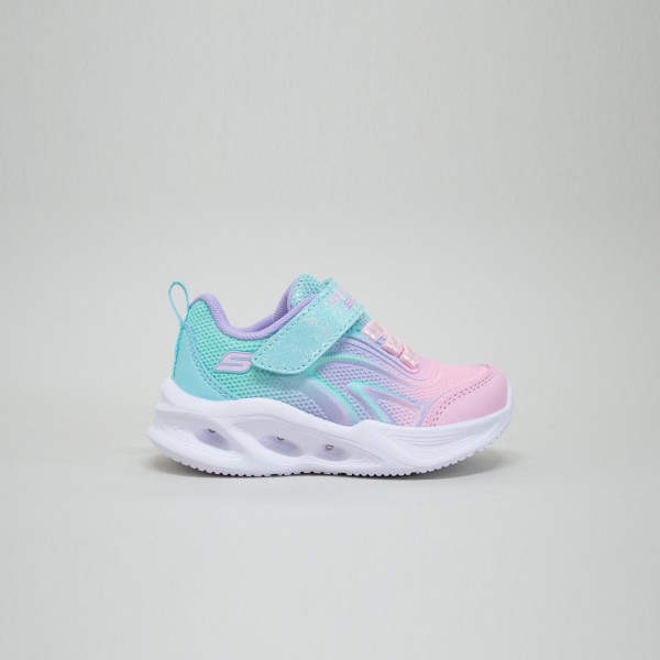 Skechers Sola Glow Lights Βρεφικο Παπουτσι Ροζ - Βεραμαν