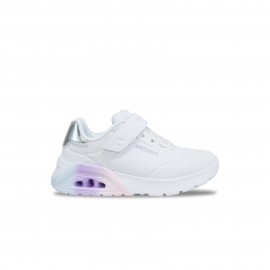Skechers Uno Lite 2.0 Vivid Metallic Παιδικο Παπουτσι Λευκο