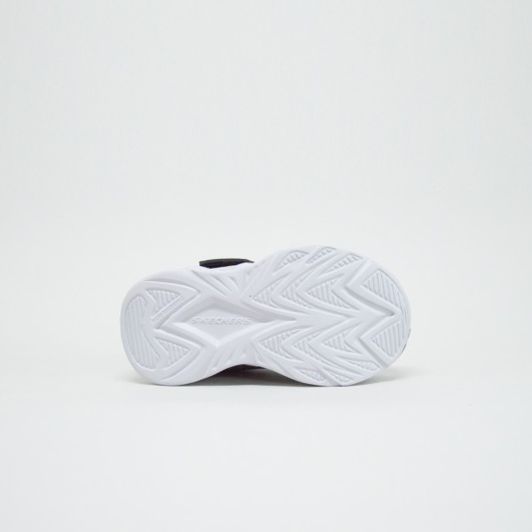 Skechers Lighted Core Strap Sneaker Βρεφικο Παπουτσι Γκρι