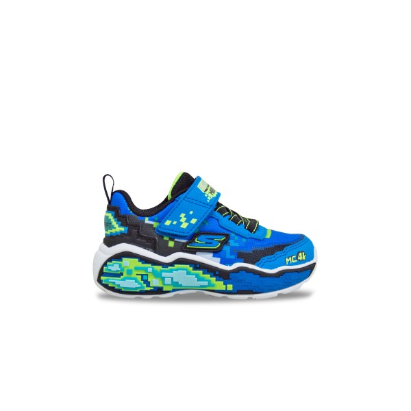 Skechers Mega Scene Βρεφικο Παπουτσι Μπλε - Lime