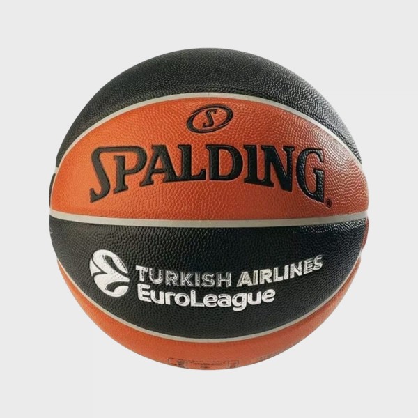 Spalding 2021 TF-1000 Legacy Euro Μπαλα Μπασκετ Μαυρο - Πορτοκαλι 