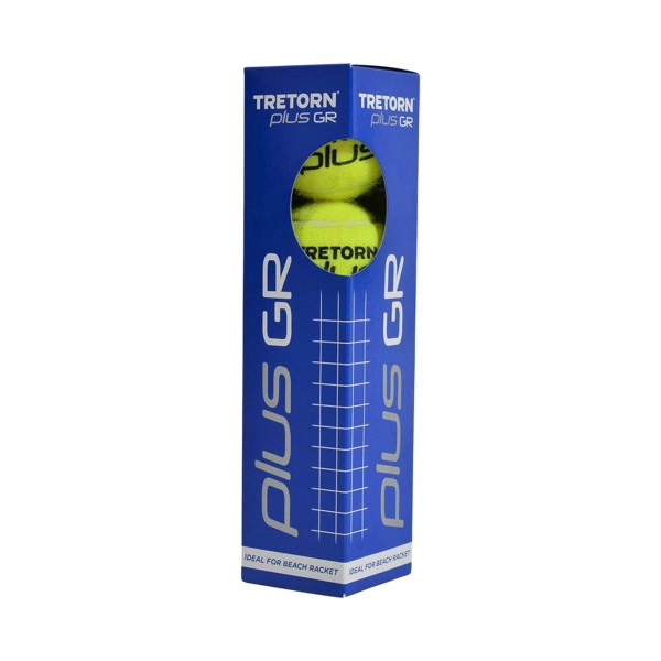 Tretorn Plus GR 4 Τεμαχια Μπαλες Tennis Κιτρινες 
