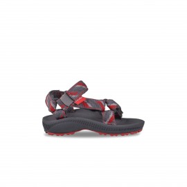 Teva Hurricane 2 Rubber Sole Βρεφικο Πεδιλο Γκρι - Κοκκινο