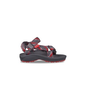 Teva Hurricane 2 Rubber Sole Βρεφικο Πεδιλο Γκρι - Κοκκινο