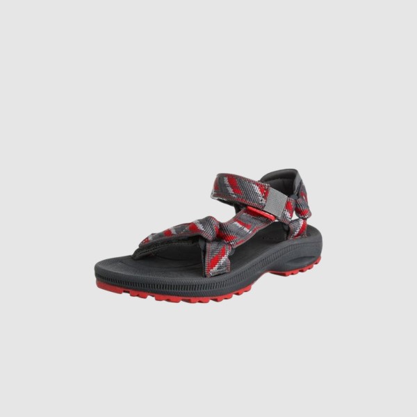Teva Hurricane 2 Rubber Sole Βρεφικο Πεδιλο Γκρι - Κοκκινο