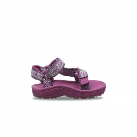 Teva T Hurricane 3 Eva Sole Rubber Prints Βρεφικο Πεδιλο Ροζ - Μωβ