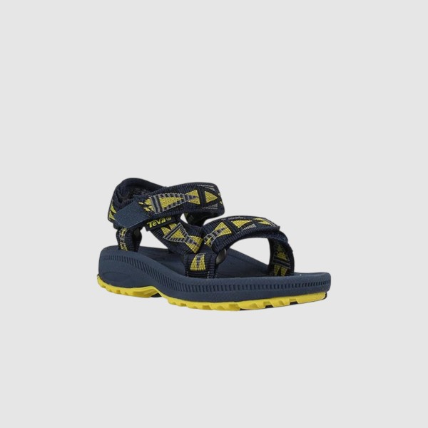 Teva Hurricane 2 Rubber Βρεφικα Σανδαλια Μπλε - Κιτρινο
