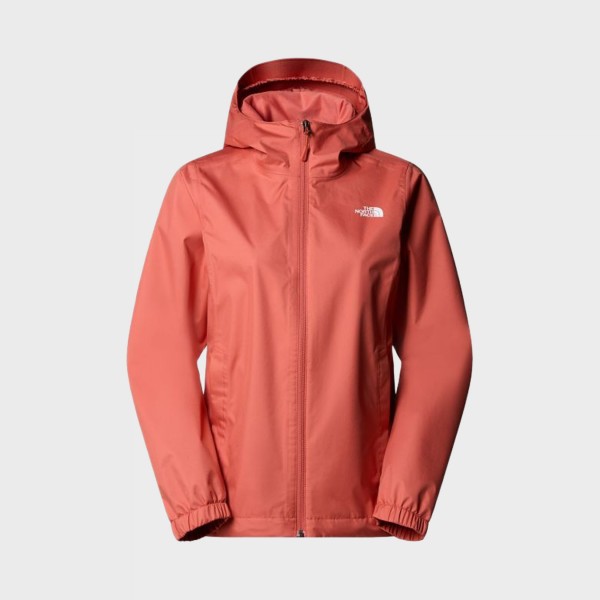 The North Face Quest Hooded Γυναικειο Μπουφαν Πεζοποριας Πορτοκαλι