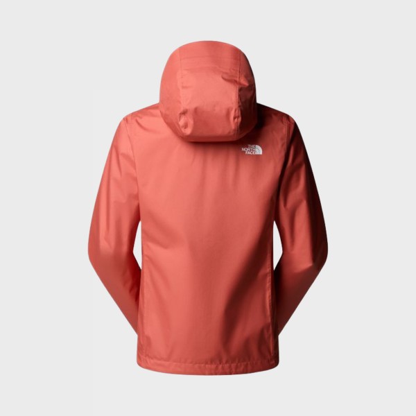 The North Face Quest Hooded Γυναικειο Μπουφαν Πεζοποριας Πορτοκαλι