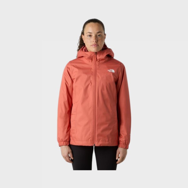 The North Face Quest Hooded Γυναικειο Μπουφαν Πεζοποριας Πορτοκαλι