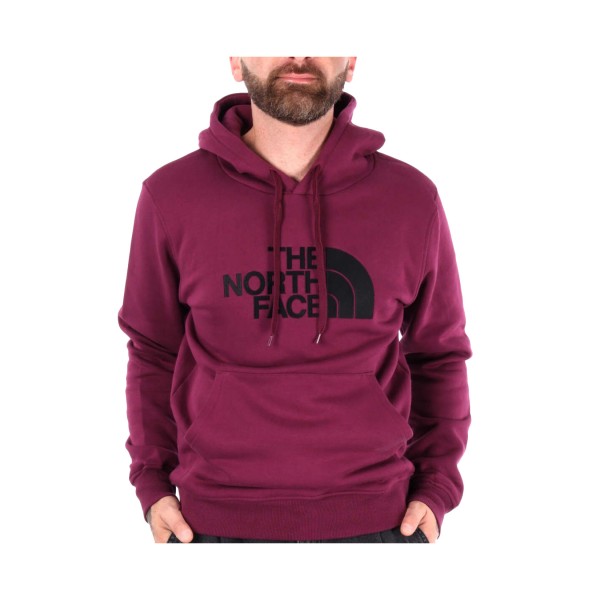 The North Face Drew Peak Hooded ChestT Logo Ανδρικη Φουτερ Μαντζεντα