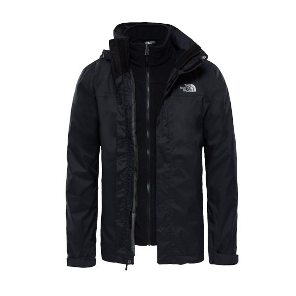 The North Face Evolve II Triclimate Ανδρικο Μπουφαν Μαυρο