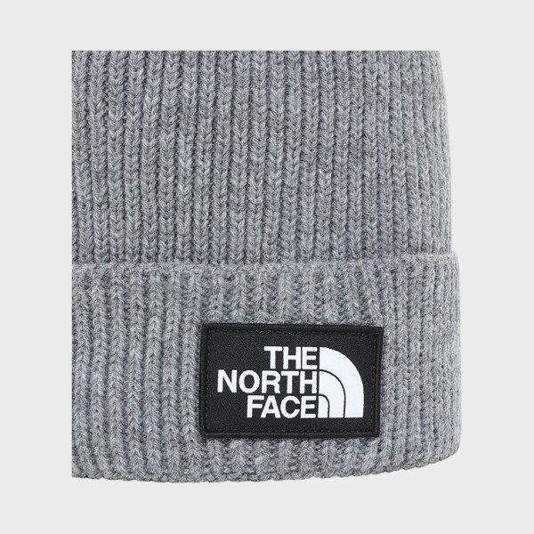 The North Face Salty Lined Logo Pom Unisex Σκουφος Γκρι