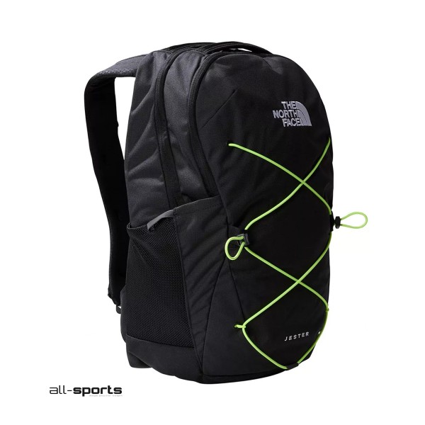 The North Face Jester 27.5L Τσαντα Πλατης Μαυρη - Πρασινη