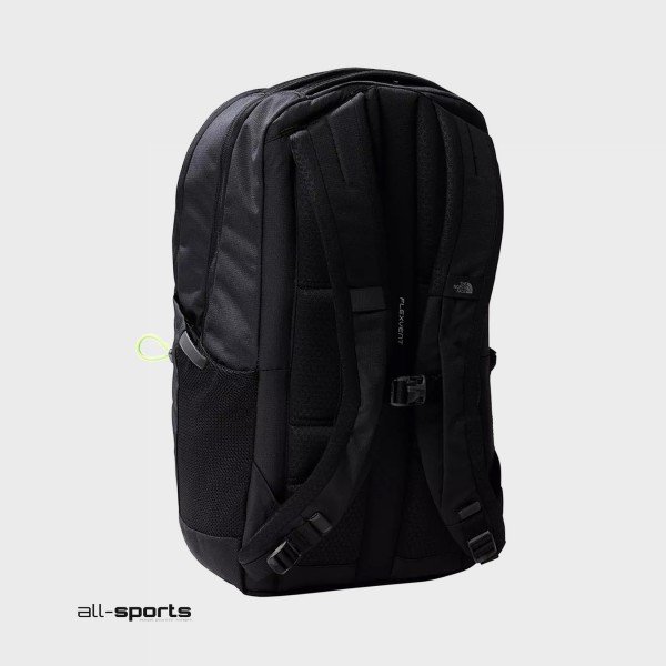The North Face Jester 27.5L Τσαντα Πλατης Μαυρη - Πρασινη