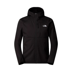 The North Face Quest Hooded Softshell Πεζοποριας Ανδρικο Μπουφαν Μαυρο