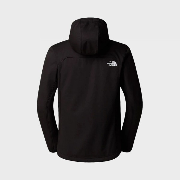The North Face Quest Hooded Softshell Πεζοποριας Ανδρικο Μπουφαν Μαυρο