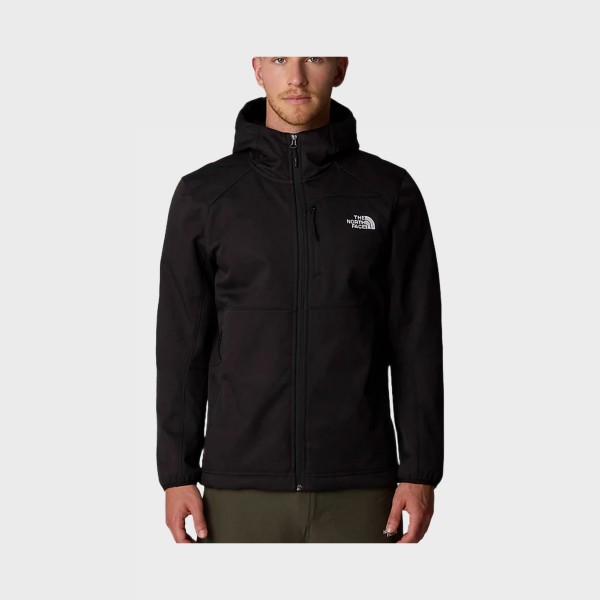 The North Face Quest Hooded Softshell Πεζοποριας Ανδρικο Μπουφαν Μαυρο