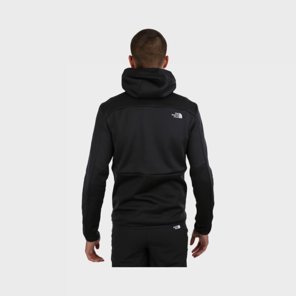 The North Face Merak Hood Fleece Ανδρικη Ζακετα Μαυρη