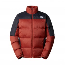 The North Face Diablo Down Ανδρικο Μπουφαν Μαυρο - Κεραμιδι