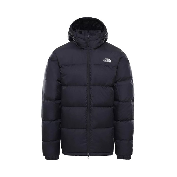 The North Face Diablo Down Hooded Ανδρικο Μπουφαν Μαυρο
