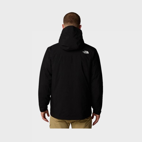 The North Face Carto Triclimate 3 In 1 Hooded Ανδρικο Μπουφαν Μαυρο