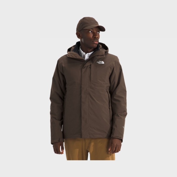 The North Face Carto Triclimate Dry Vent 3IN1 Hooded Ανδρικο Μπουφαν Καφε