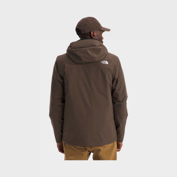 The North Face Carto Triclimate Dry Vent 3IN1 Hooded Ανδρικο Μπουφαν Καφε