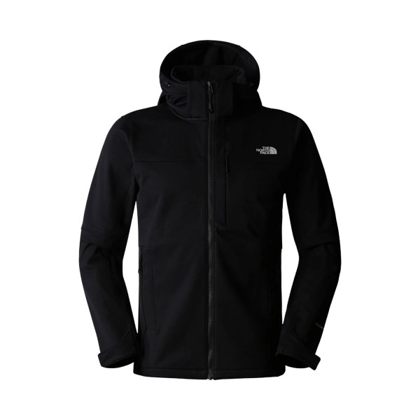 The North Face Diablo Softshell Αδιαβροχο Με Κουκουλα Ανδρικο Μπουφαν Μαυρο