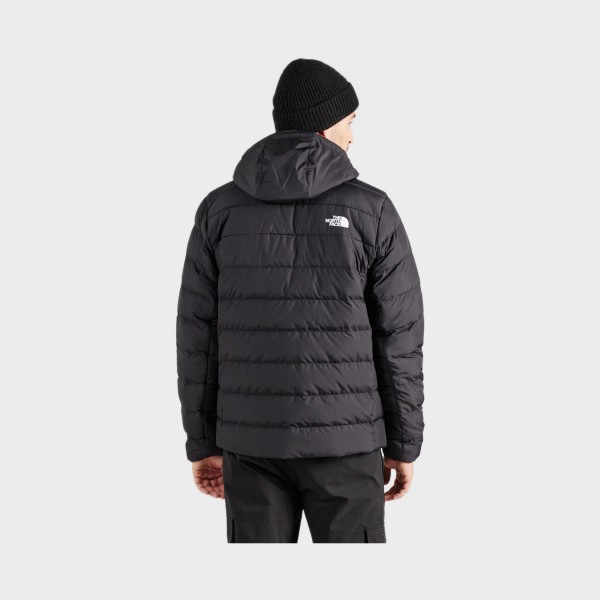 The North Face Aconcagua 3 Hood WR Ανδρικο Μπουφαν Μαυρο