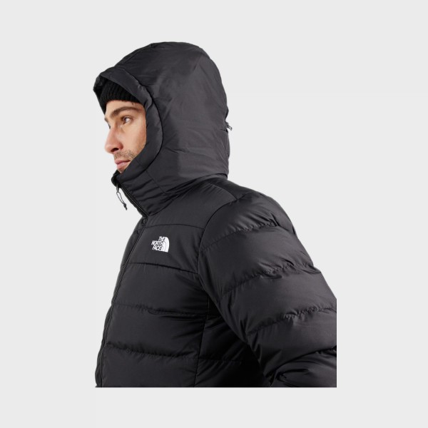 The North Face Aconcagua 3 Hood WR Ανδρικο Μπουφαν Μαυρο