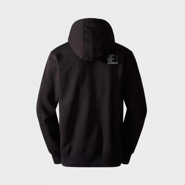 The North Face Outdoor Graphic Chest Hooded Ανδρικη Φουτερ Μαυρη