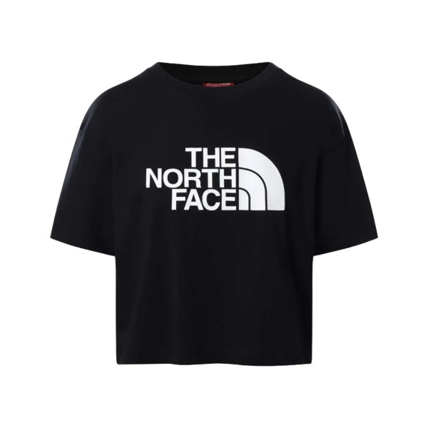 The North Face Cropped Easy Chest Logo Γυναικεια Μπλουζα Μαυρη
