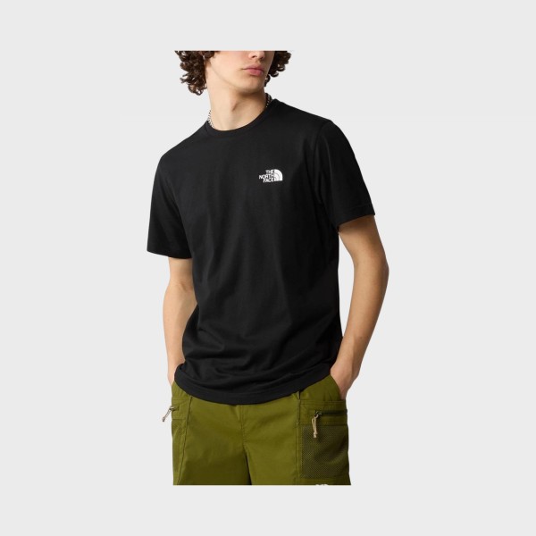 The North Face Dome Classic Smal Left Logo Ανδρικη Μπλουζα Μαυρη