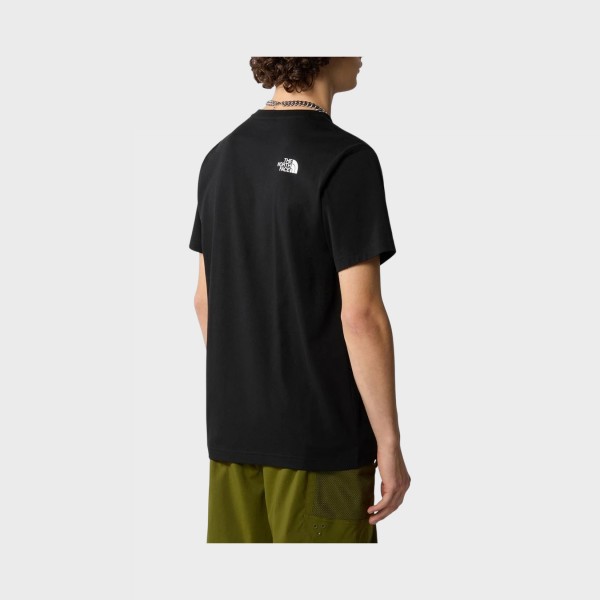 The North Face Dome Classic Smal Left Logo Ανδρικη Μπλουζα Μαυρη