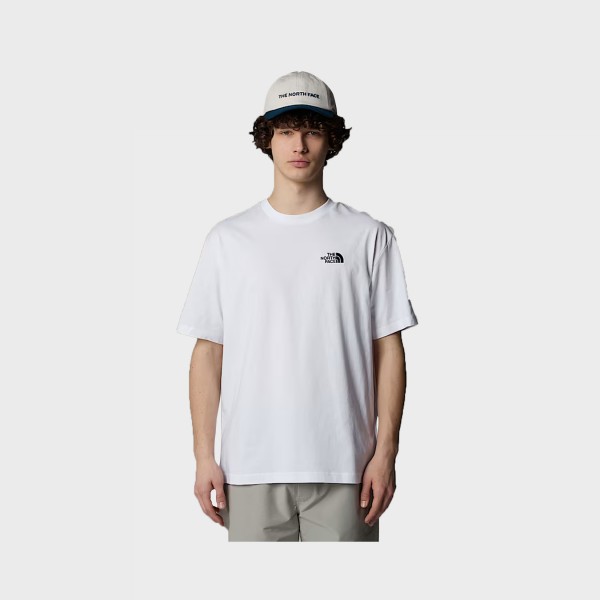 The North Face Essential Oversized Simple Dome Ανδρικη Μπλουζα Λευκη