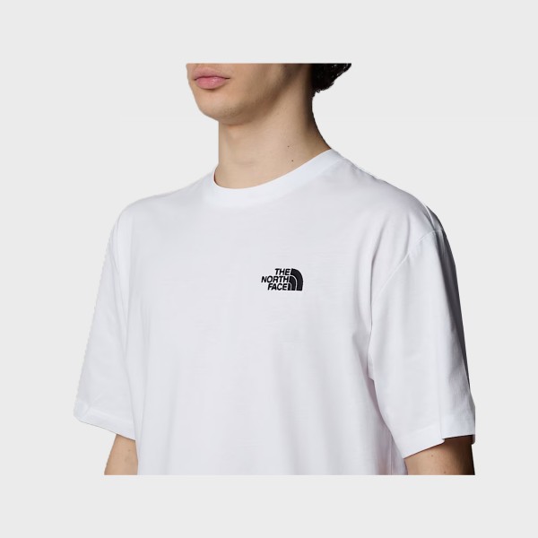 The North Face Essential Oversized Simple Dome Ανδρικη Μπλουζα Λευκη