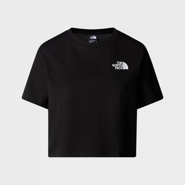 The North Face Crop Simple Dome Relaxed Γυναικεια Μπλουζα Μαυρη