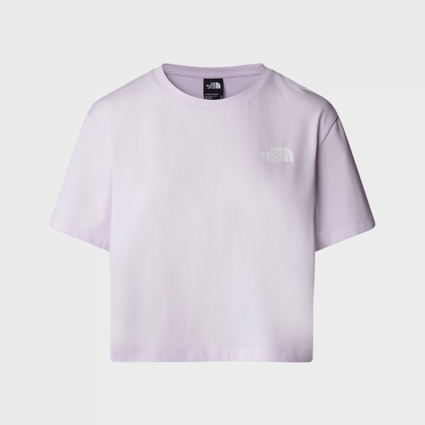 The North Face Crop Simple Dome Relaxed Γυναικεια Μπλουζα Λιλα