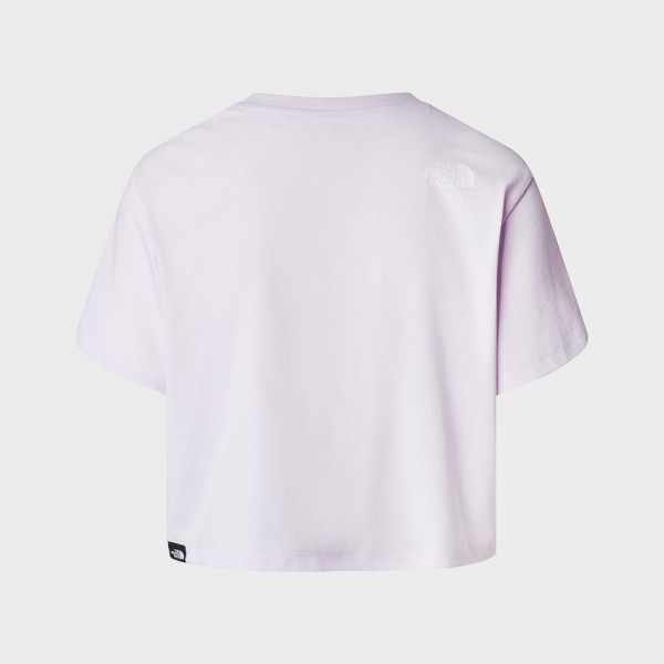 The North Face Crop Simple Dome Relaxed Γυναικεια Μπλουζα Λιλα