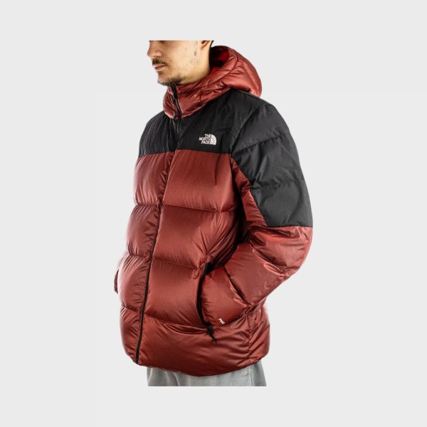 The North Face Diablo 2.0 Hooded Ανδρικο Μπουφαν Κοκκινο - Μαυρο