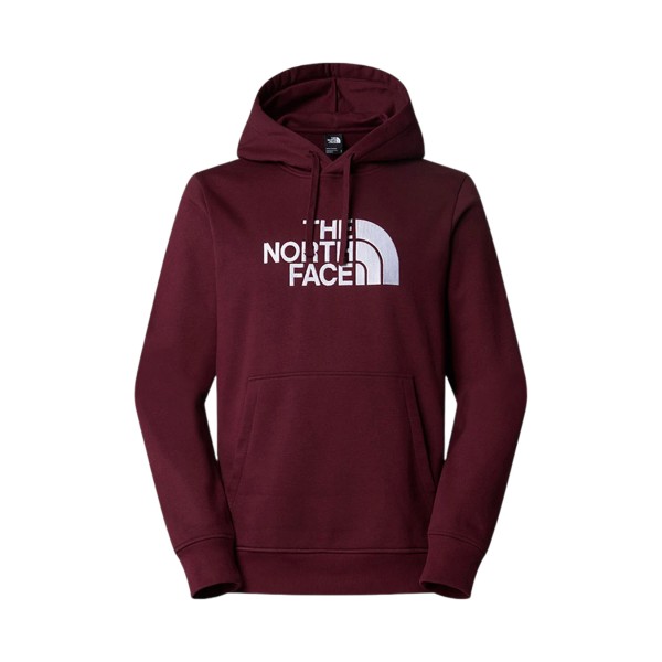 The North Face Drew Peak Pullover Hooded Logo Ανδρικο Φουτερ Μπορντο